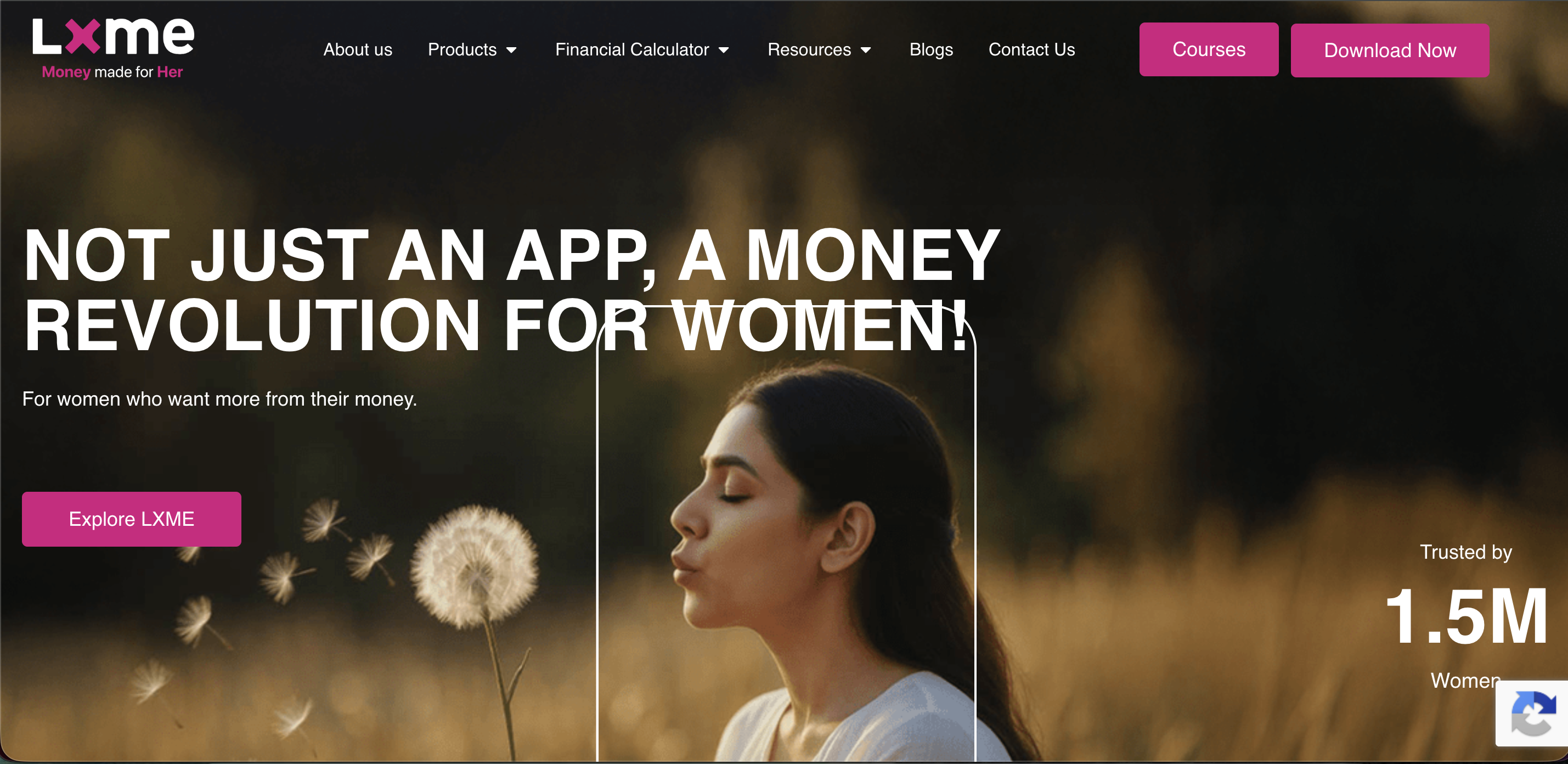 Lxme's website